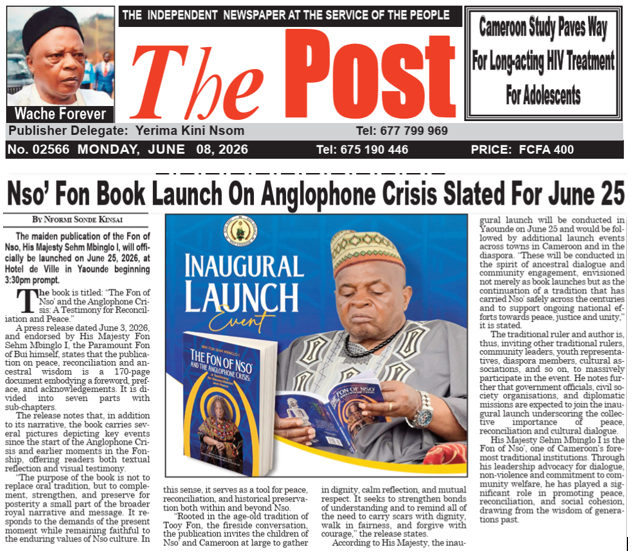 camyosfop's tweet photo. As highlighted by The Post, this much anticipated book launch offers a timely voice for reconciliation.
#FonOfNso #BookLaunch https://t.co/t4Fmw7TnK3