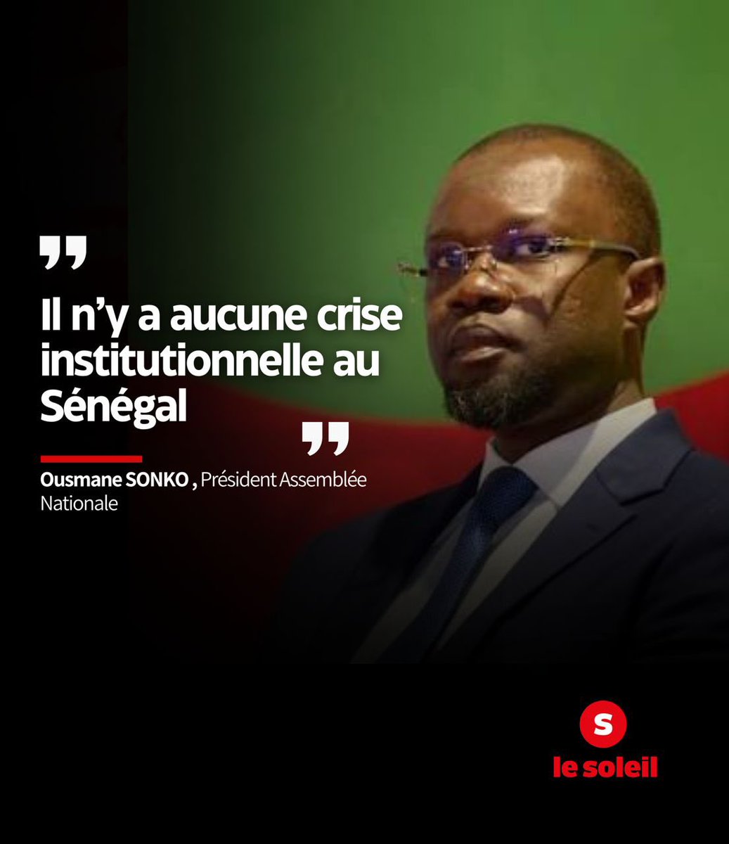 LeSoleilonline's tweet photo. Élu à l’unanimité, le samedi 6 juin, président de Pastef-Les Patriotes pour un mandat de six ans, à l’occasion du premier congrès du parti, Ousmane Sonko a pris part, hier dimanche, au meeting d’investiture tenu à la Dakar Arena de Diamniadio.
https://t.co/l6LZBZi7Fq https://t.co/fth2mnDqRq
