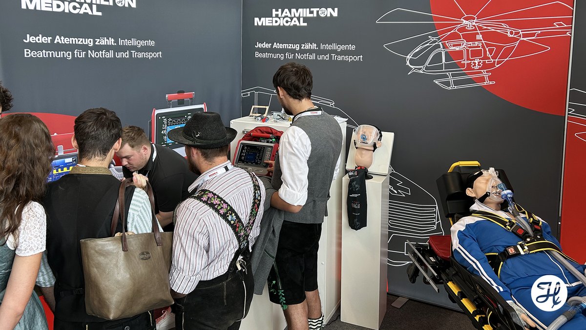 hammedicalems's tweet photo. 🚒🚑 Thank you, Hannover! Great connecting with EMS and emergency care professionals at #INTERSCHUTZ2026. Strong interest in the new #HAMILTONEM7 and inspiring discussions on the future of prehospital ventilation. #HamiltonMedicalEMS https://t.co/03L0dMicPp