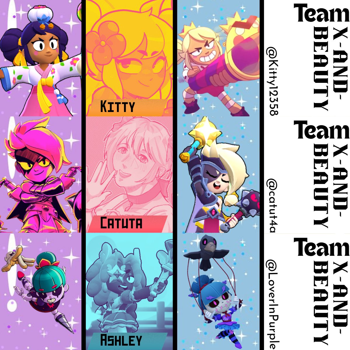 CheesyMiya369's tweet photo. Stalwart and jolly, because the Team "X-and-Beauty" have arrived! 💖💐
Don't mess with their fierceness and stunning beauty, cuz they will knock you out in a blink of an eye 👀🔥🐞

@Kitty12358 @catut4a @LoverInPurple https://t.co/BTRKvYaXHx