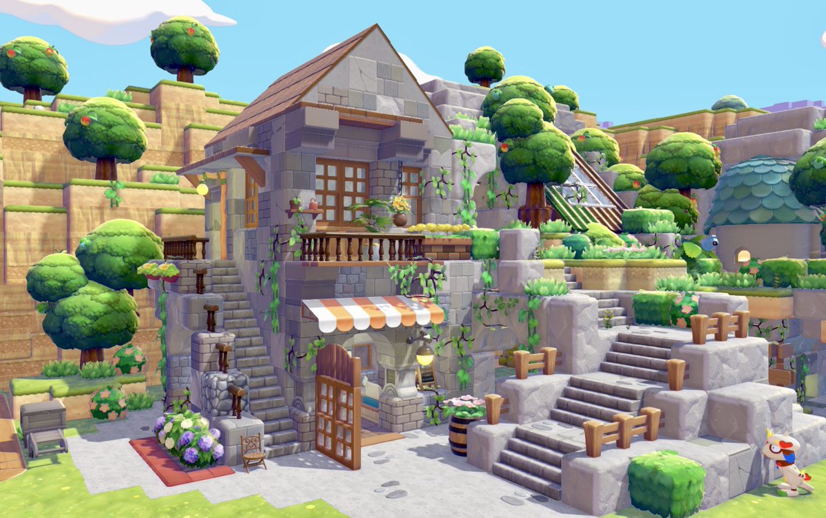 nanase__game's tweet photo. パサパサ荒野でポケモンがお店を開ける建物を作りました☺️おそらく唯一のお店になるでしょう。2階はまだ空き家です。だれが入居するのかまだ私にもわかりません👀

#ぽこあポケモン           #PokemonPokopia https://t.co/pskXDQ5aNJ