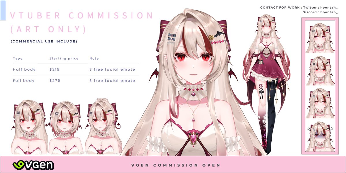 hoontah_'s tweet photo. Commission  open ⸝⸝.ᐟ 
[♡ + ⤿ appreciated!] (˶◜ᵕ◝˶) ♡

✦ X Dm / discord : hoontah_ 
✦ Cms info : https://t.co/9xWiQyhQwI
✦ Vgen : https://t.co/rwBgxDsuTo
✦ Waitlist : https://t.co/jcvRwcpaHL 

#VgenComm #Commissionsopen #Commission #Vtuber #Vtubercommission https://t.co/j5Nr0Iwcko