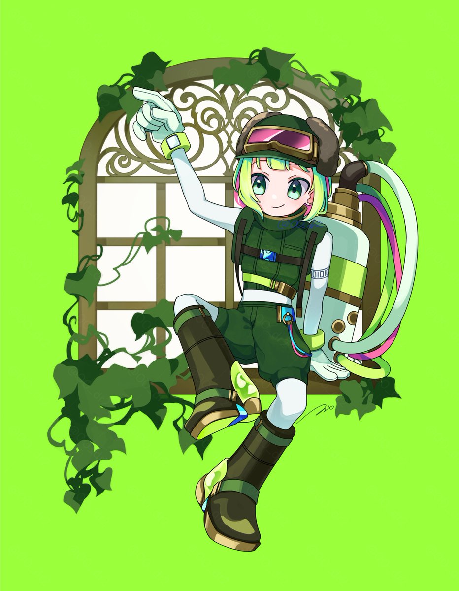 OO_dr2's tweet photo. 絵　OC🌱 https://t.co/Cz42s8f8N5