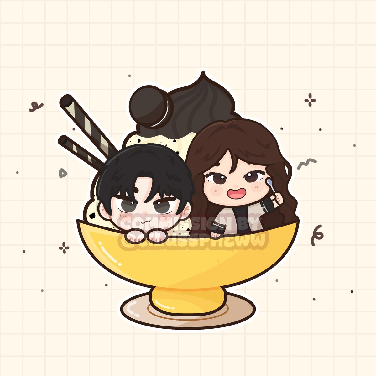 cumicilus's tweet photo. YCH SUNDAE ICE CREAM RESULT 

Big thanks for your order🩷🫶

#commisionresult #ciluscommisionresult #chibiart https://t.co/oM7r12NWCz