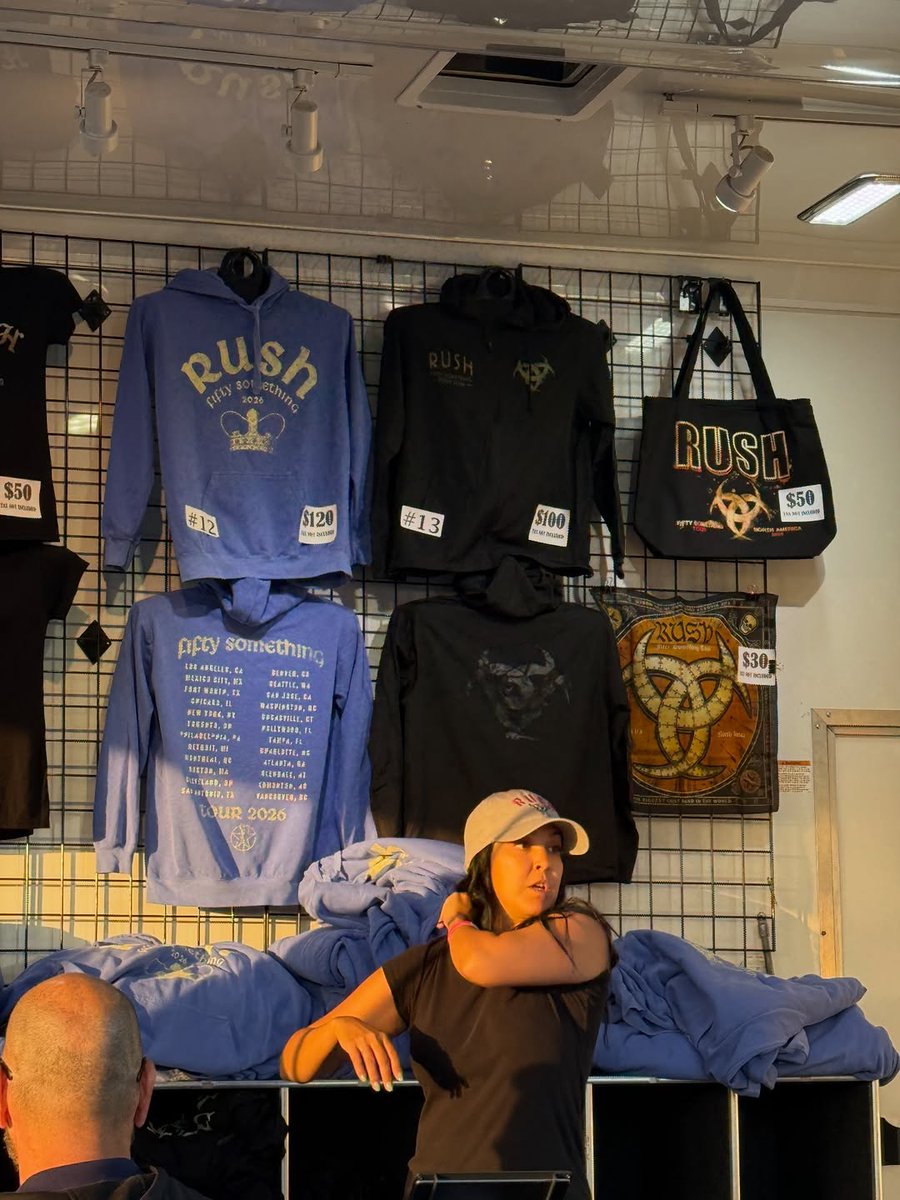 UltClassicRock's tweet photo. Rush Opening Night Merchandise (More Photos in Replies) https://t.co/B3FpZbr4AF