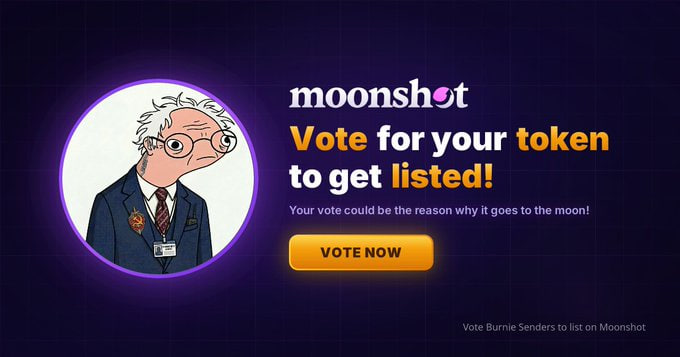 mumbling_peg's tweet photo. 🚀 $BURNIE — the next candidate for listing on Moonshot!

Every vote brings the project closer to a new audience and paves the way for rapid community growth. 🌕🔥

💎 Support $BURNIE with your vote:
🔗 https://t.co/btSY6gg9Hx

📈 Getting listed on Moonshot will significantly boost the project’s visibility, attract new participants, and increase interest in the ecosystem.

🗳 Don’t sit on the sidelines—your vote can really make a difference!

#BURNIE #Moonshot #Crypto #Solana #VoteBurnie