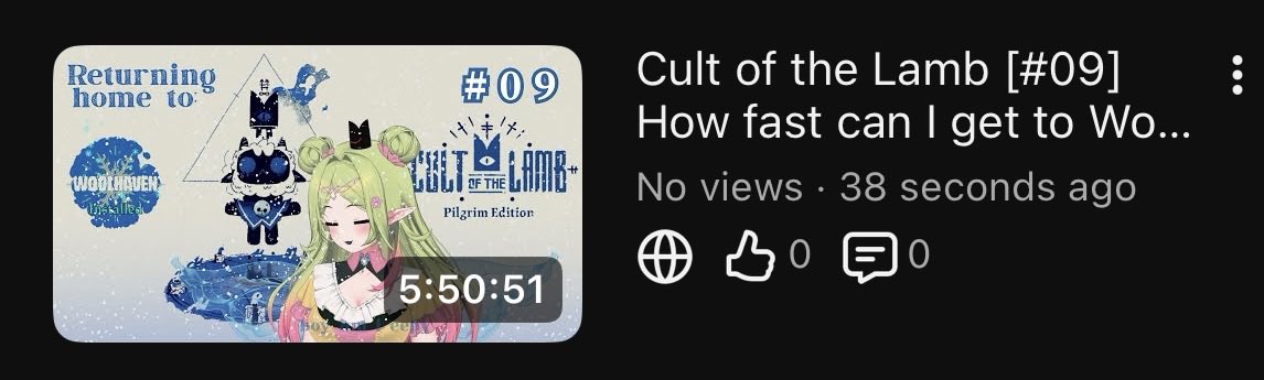 KaffaeTime's tweet photo. Full VOD is up on my Youtube for the latest stream I have done for Cult of the Lamb! 🙏

How is it I have subscribers here, it’s amazing.. https://t.co/FYWcQShss0