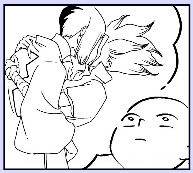 Jerico123_x's tweet photo. 進捗！

新刊はゲ千に脳を焼かれたオタクの漫画＋ゲ千短編集みたいな本（全年齢）です〜 https://t.co/NSLEIkxQb4