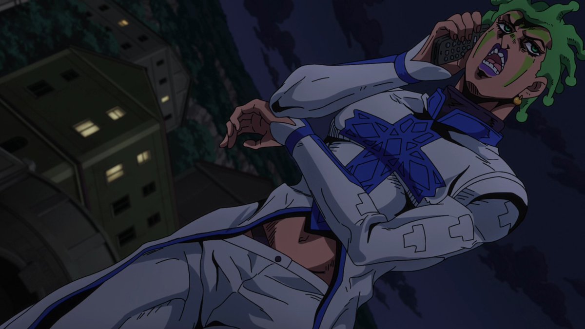 transecco's tweet photo. hi this is my jojo oc ♡ he's 190cm tall, wealthy, a doctor, had excellent grades in school, has a cute dog, a powerful stand, can pilot a helicopter and likes men https://t.co/4ivpSSteua