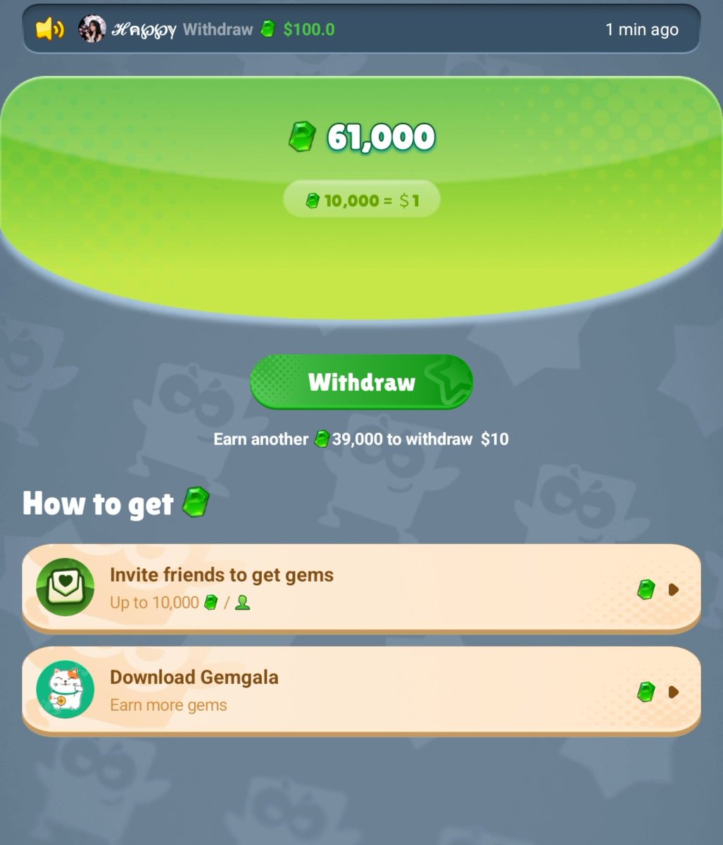 web3_guys's tweet photo. ⚡️Want to earn 1$ per refer Follow this Guide🧵

Go to: https://t.co/dVwZrgPe6C

Download the app from Google play store.

Signup using mobile or email then just play game and earn daily.

Refer your friends, complete 10$ and withdraw to your account.

Limited Time.⚡️⚡️ https://t.co/MZGv8pqIyR