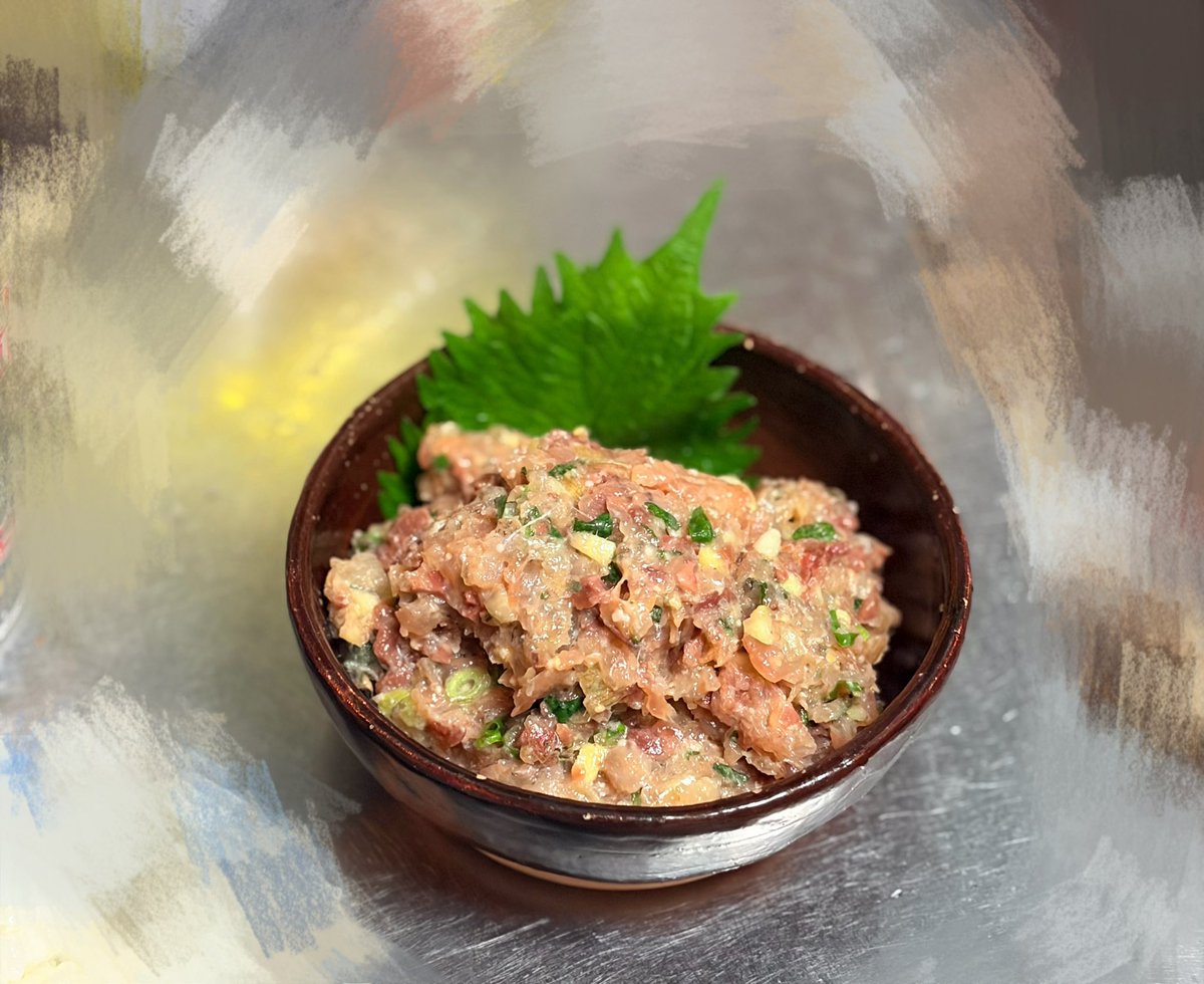 Help_trollks's tweet photo. どーーしても食べたくて作ったなめろうꪔ̤̮ https://t.co/DgMELrXCHf