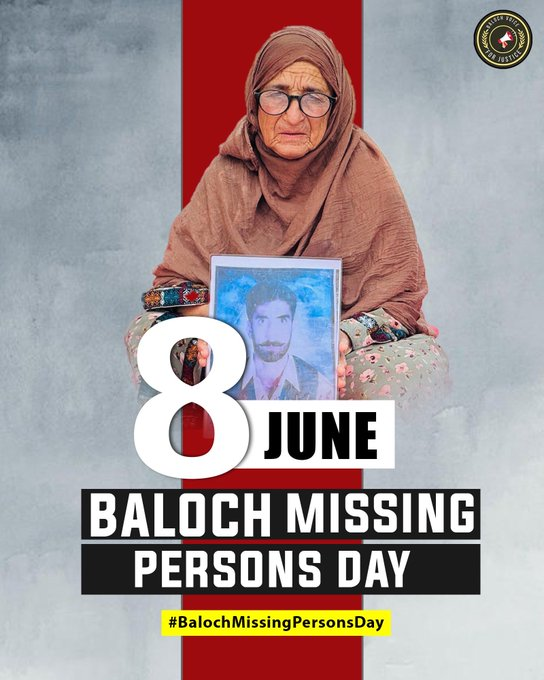 PavanKu198's tweet photo. For countless Baloch families, 8 June is not merely a date on the calendar. It is a day that reflects years of anguish, unanswered questions, and relentless efforts to find their missing relatives. Across Balochistan and beyond, families continue to demand what should never be denied: the right to know the fate and whereabouts of their loved ones.  On Baloch Missing Persons Day, we urge people around the world to speak out, support the affected families, and demand an end to this practice. Justice delayed for the disappeared is justice denied for those who continue to wait for them.   #BalochMissingPersonsDay #EndEnforcedDisappearances