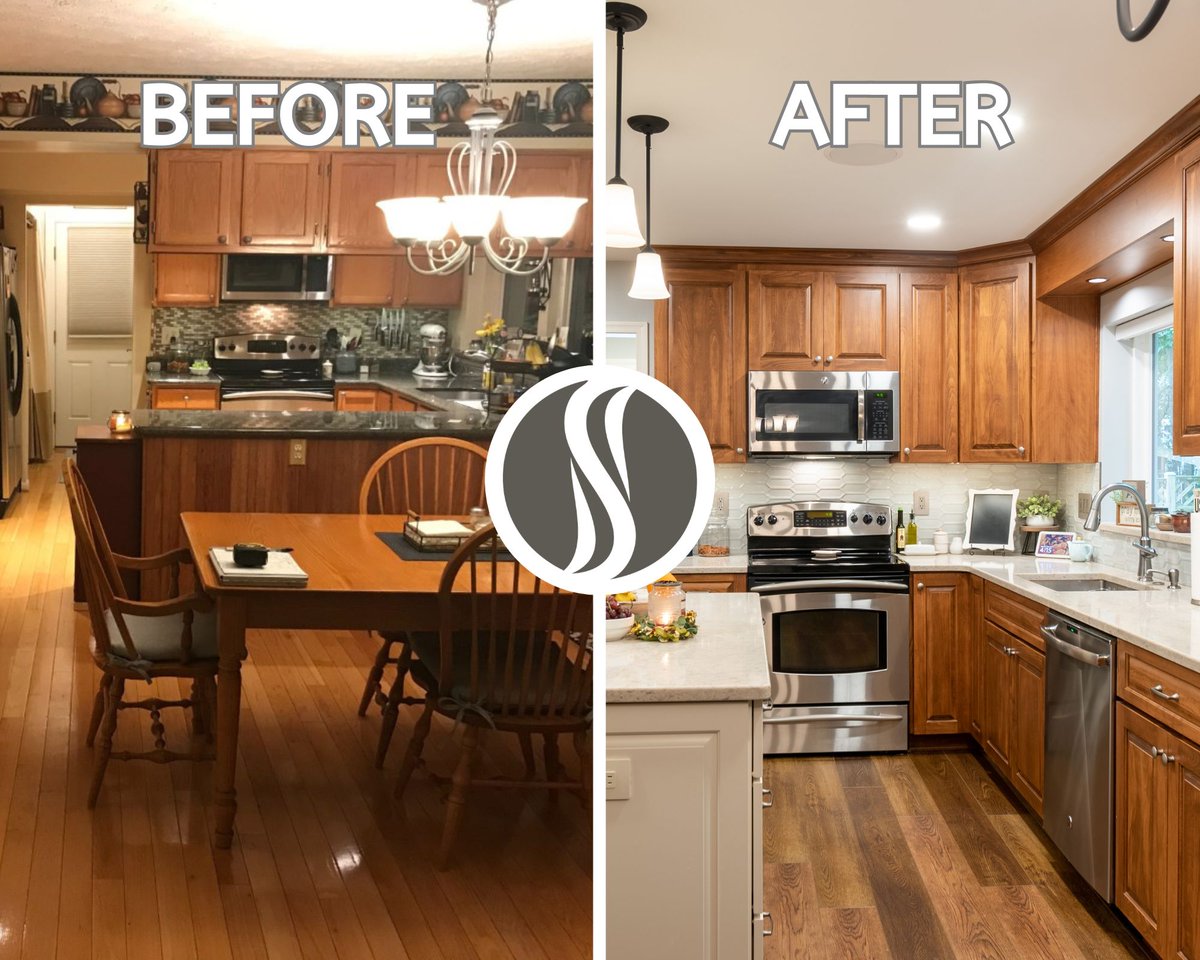 SolsticeK_B's tweet photo. We partnered closely with this family to reimagine the heart of their home—creating a beautiful kitchen, laundry room, and half bath designed around the way they live every day. 🏡️The result? A space that functions effortlessly and feels like it was always meant to be this way. https://t.co/Gurc3RamB2
