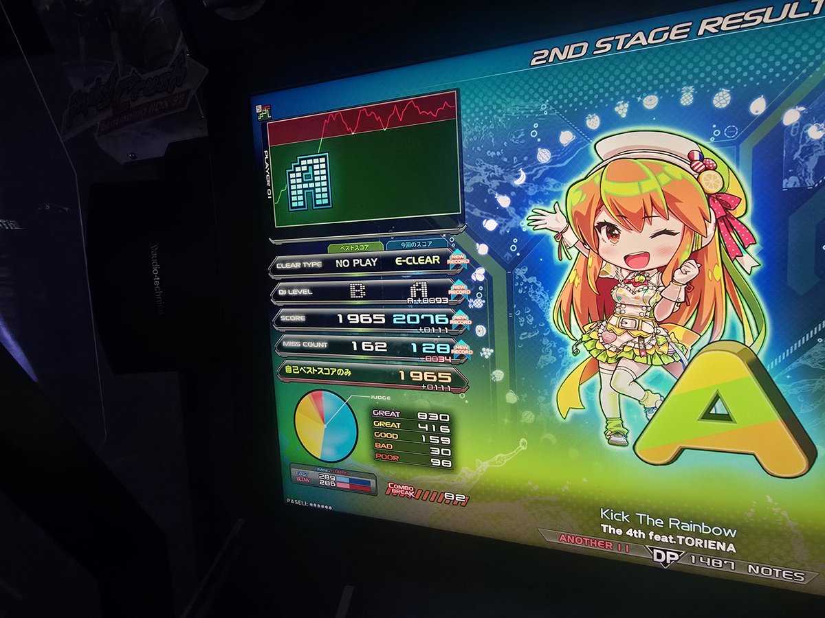 96risu10's tweet photo. 段位のDP11新曲2曲イージー https://t.co/8GLE3cx7WE
