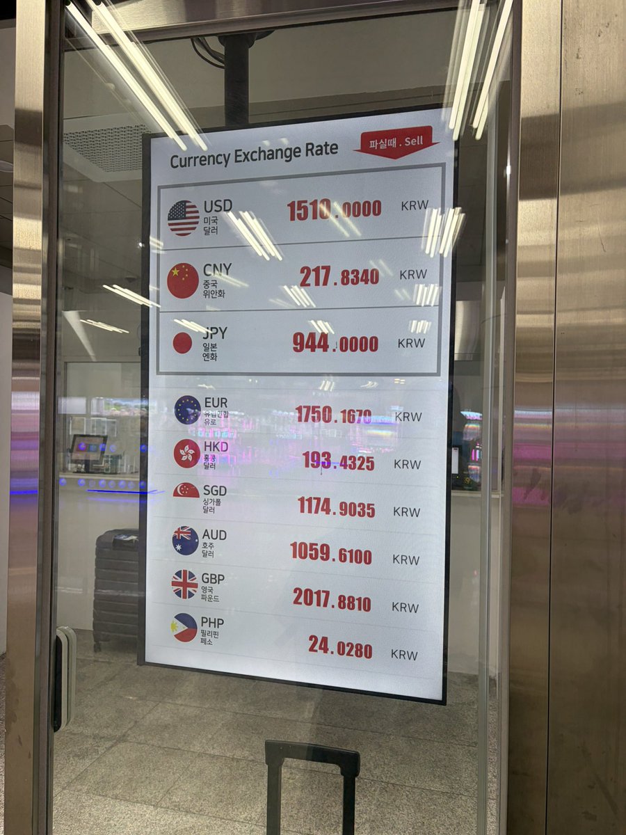 _a_417's tweet photo. 新論峴駅と江南駅9番出口のレート同じ！
江南の方はフォローしてるから945にしてくれた🙆‍♀️ https://t.co/7ymkKbADIj