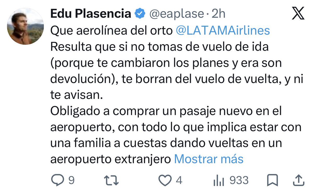 Seba - El chico de las millas ✈️ tweet media