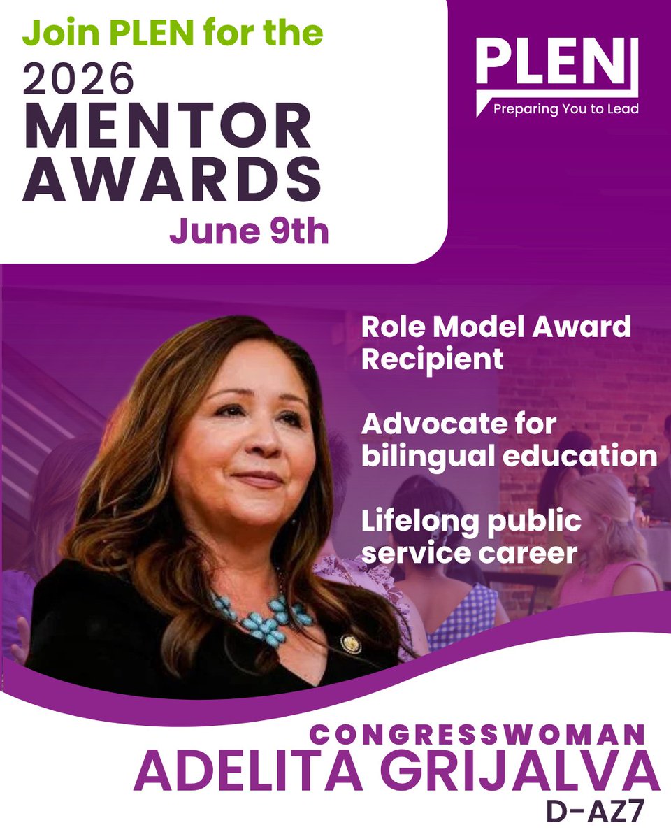 PLENNetwork's tweet photo. 💜💚 TUESDAY, JUNE 9TH --> Celebrate outstanding leaders in policy, support PLEN, and mingle with our sparkling crowd of policy insiders. 🎟️ Still available for the Mentor Awards at Station 4 in Downtown DC! 🔗 in bio. https://t.co/c6ymL2DtWC