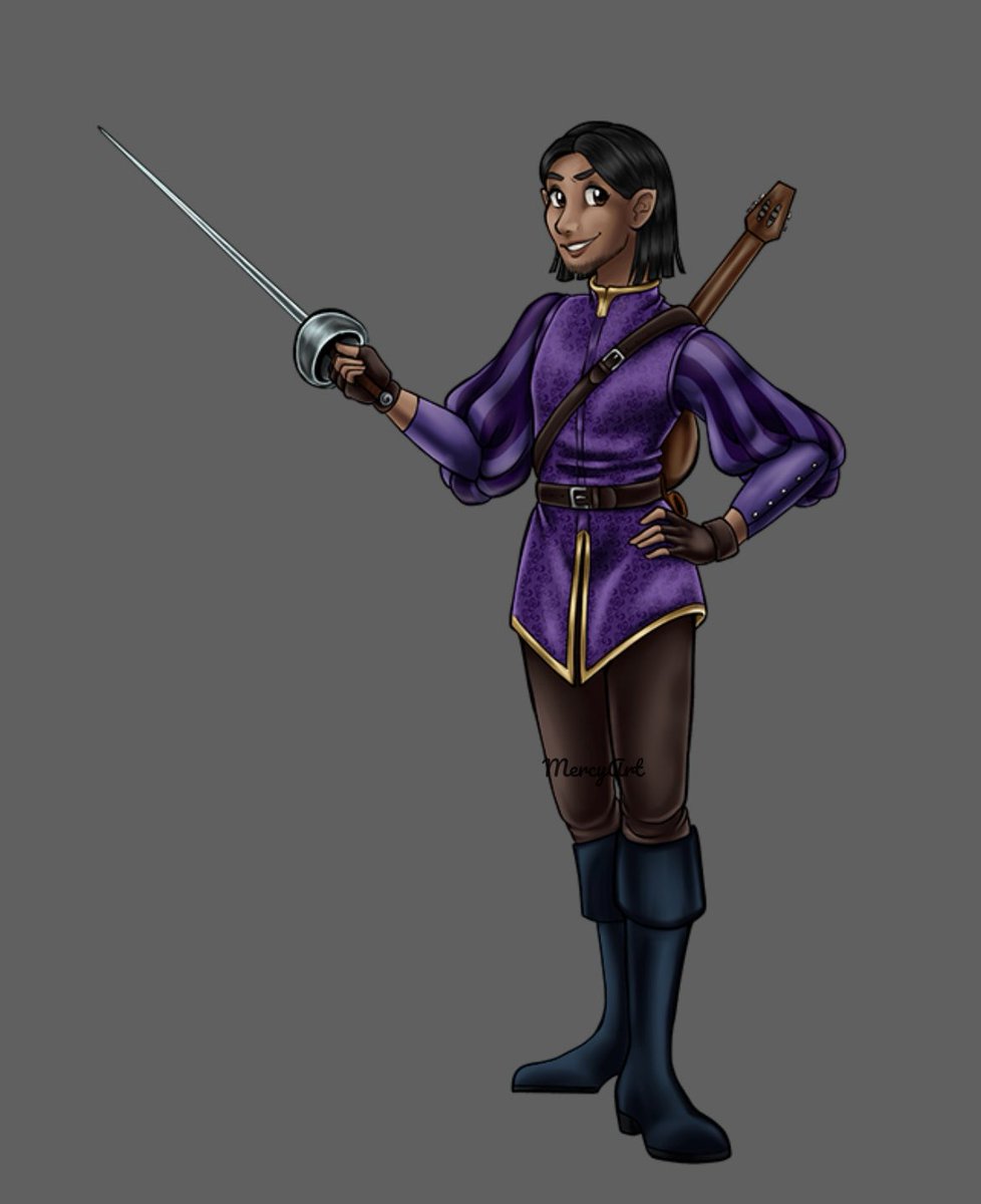 Mercy_With_Art's tweet photo. Commissions are open 

I bring your D&amp;D characters to life.

Aldric… Warlock 
Lyra Ashveil… Ranger 
Riven Cale… Bard

Your character deserves art like this.

DM me to get started…

#CommissionsOpen #CharacterArt #DnDArt #TTRPGArt #FantasyArt #OC https://t.co/KyNNNW3d8B