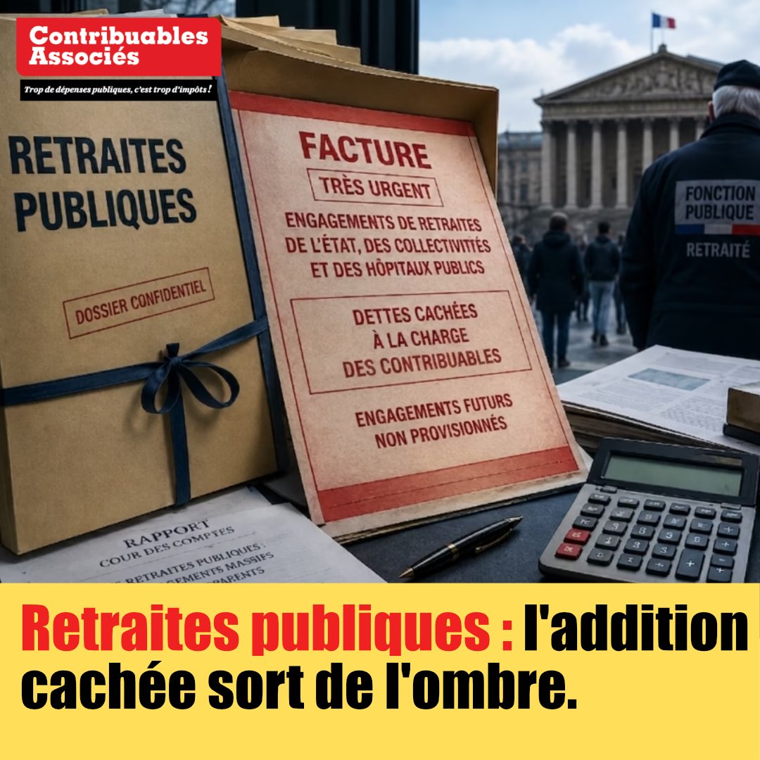 contribuables's tweet photo. 💶 30 milliards sur 90 au budget de l'Éducation nationale vont aux pensions de retraites des anciens agents, pas aux élèves ni à leurs professeurs.

💸 Un retraité du public c’est 14 125 € à la charge des contribuables en 2023 alors qu’un retraité du privé ne coûte que 1 230 €.

🕵️ Bercy veut enfin rendre ça visible et c'est le minimum.

➡️ lien en commentaire

#Retraites #FonctionPublique #ArgentPublic #Contribuables