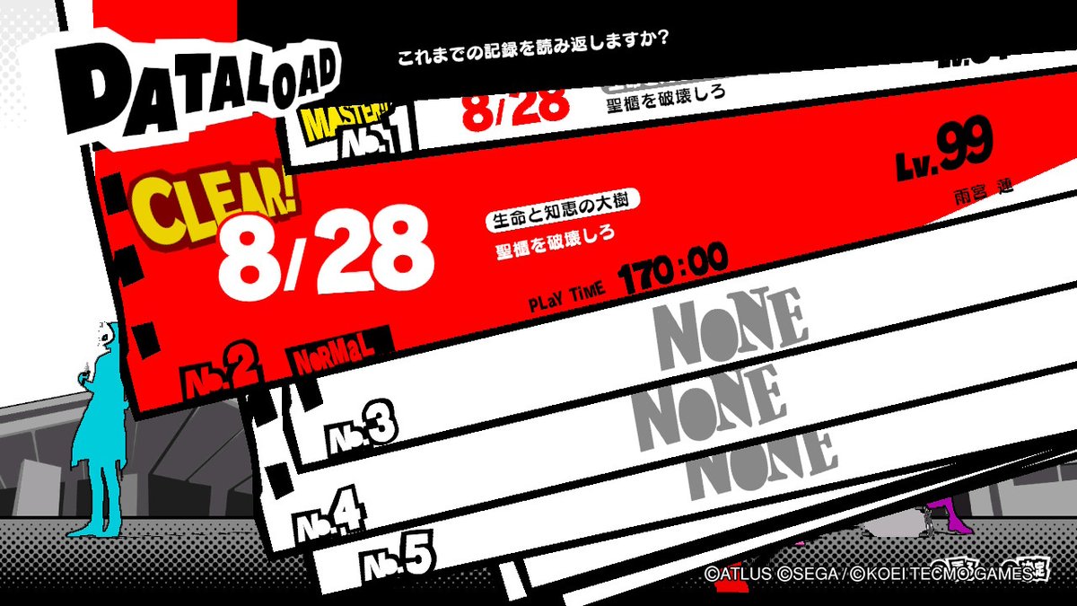 Garbage_FuckAd's tweet photo. なんか170時間もやってたわ
#P5S https://t.co/nNDlHJhv0m