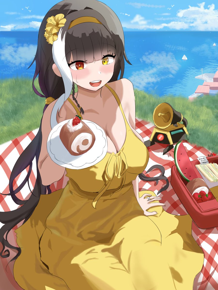 Red_Hawk495's tweet photo. Picnic w/ RO 🍉☀️
#girlsfrontline
#girlsfrontline2 https://t.co/unJ6n8QDc4
