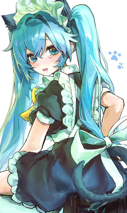 猫 #初音ミク