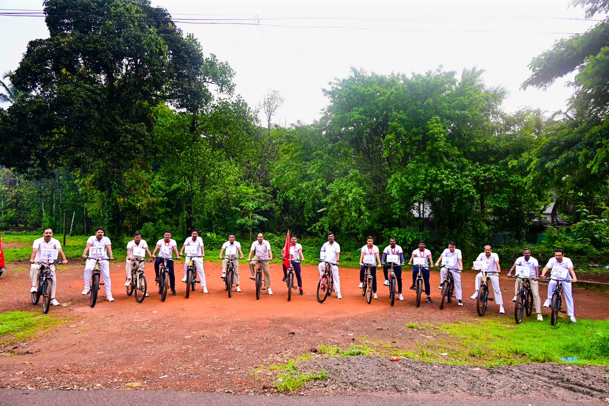 rtcpgm's tweet photo. 🚴‍♂️ RTC Peringome proudly celebrated #FitIndia World Bicycle Day 2026 with a vibrant Sunday Cycling event! Officers, staff, and trainees came together to promote fitness, healthy living, and environmental awareness. https://t.co/mKrq6yLh7x