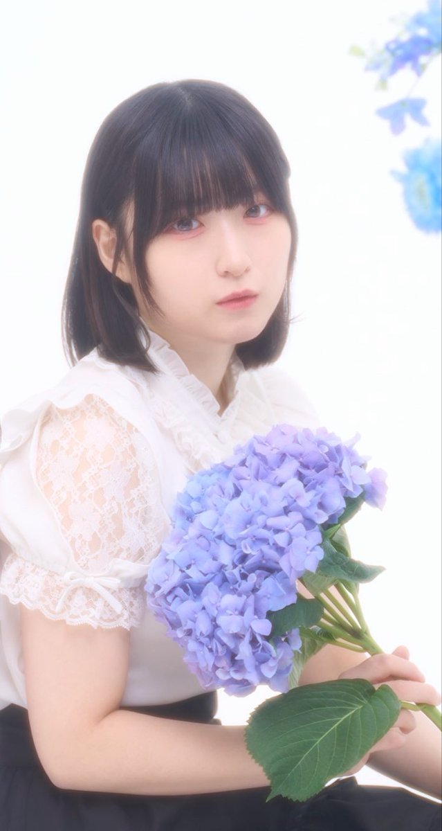b_fto_a's tweet photo. どうしよう！詩音転生した！
アイコン変えたがいい？！
てか紫陽花持ってるのエモい https://t.co/P8sv6wbYBh