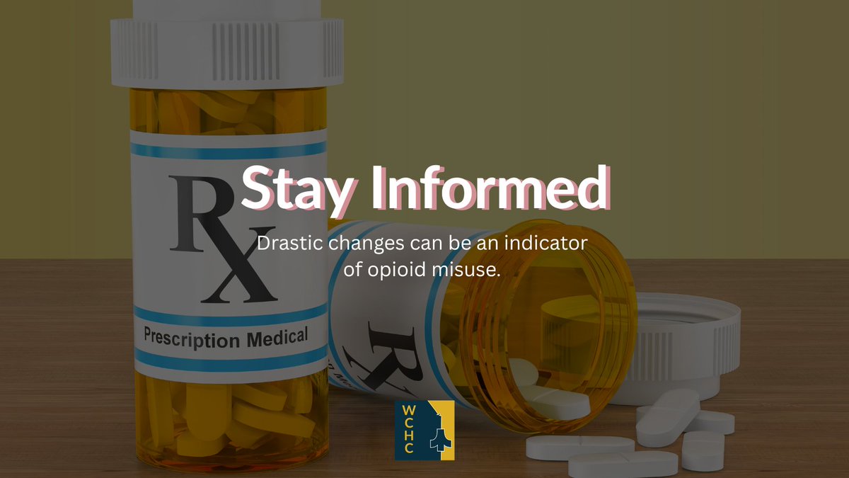 WashCoHealthCo's tweet photo. Those struggling with opioid misuse may display unique behaviours that could be indicators of misuse. https://t.co/bfEvu1cgzQ