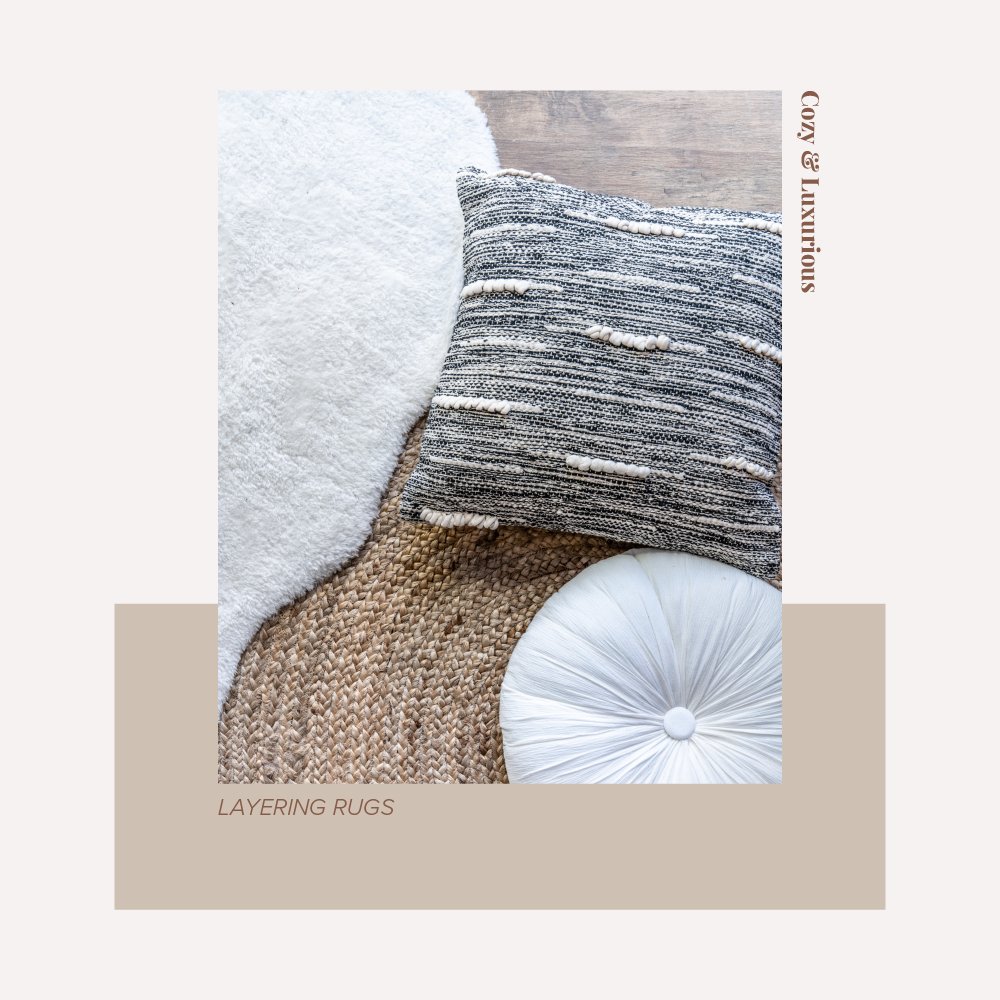 MarioHRealtor's tweet photo. Layer your rugs for a more luxurious and cozy vibe. How do you make your home look more luxe without sacrificing coziness? https://t.co/KHmG50ABhC