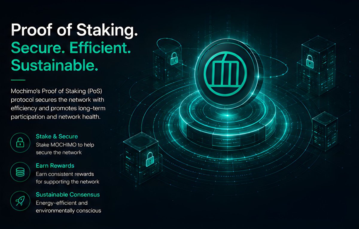 nathanmencoba's tweet photo. 🔒 Secure. Efficient. Sustainable.
Mochimo’s Proof of Staking helps protect the network while rewarding community participation. Built for long-term growth and a stronger ecosystem.
@mochimocrypto $MCM
#Mochimo #MCM #ProofOfStake #Blockchain #Web3 https://t.co/fAAY96gk20