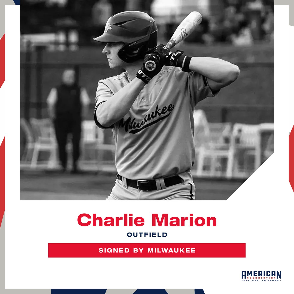 AA_Baseball's tweet photo. June 7 Transaction: @MKEMilkmen signed OF Charlie Marion (@charliemarion19).

Marion joins the Milkmen after playing collegiately for @mke_baseball.

https://t.co/dP62JEw0Bl