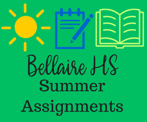 BellaireHigh's tweet photo. Cardinals, Summer Assignments have been posted on our website! It's never to early to get them done! https://t.co/ZpJDP79tDa
