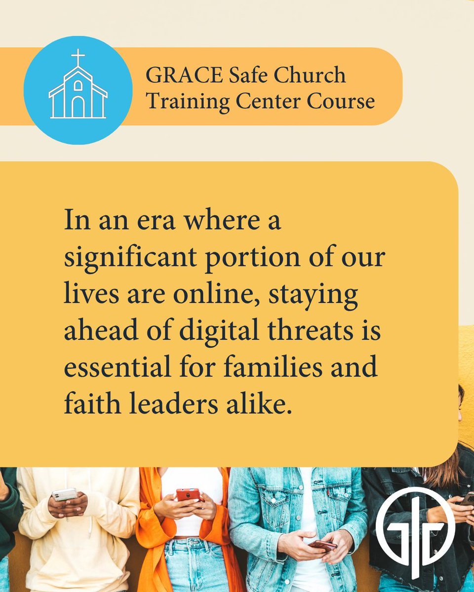 netgrace_org's tweet photo. Online Short-Form Leadership Course
Led by Crystal Nordby & Mike Sloan
June 23, 1-3pm ET

This 2-hour course brings together the frontline experience of seasoned law enforcement and church leadership to provide a practical and faith-based grounding for prevention and response to online threats, including:

-How to recognize and protect against grooming, cyberbullying, and sophisticated scams before they hit home.
-Proven strategies and resources for talking to kids and teens about online safety.
-Step-by-step guidance on what to do if a digital boundary is crossed.

This presentation is designed for all caring adults - parents, educators, youth pastors, children’s directors, and ministry leaders - who want to move from fear to informed confidence. 

Register now: https://t.co/YF2JATPDCz