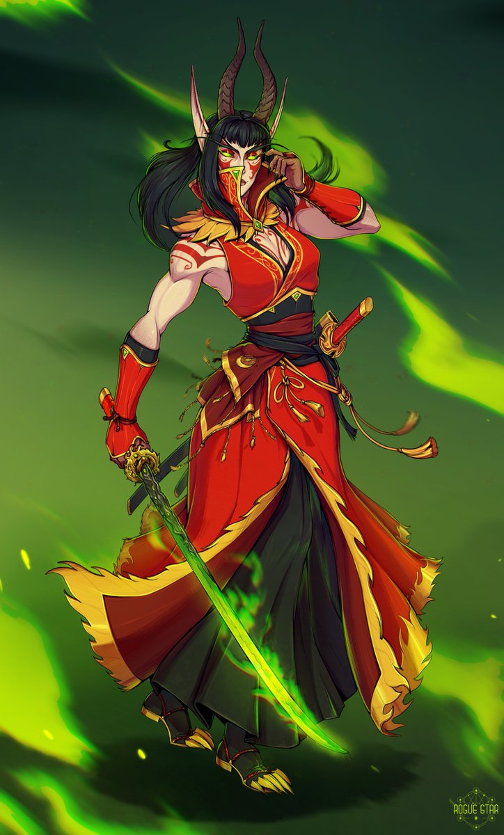 _rogue_star's tweet photo. "If your inner light fades, scorch the darkness with roaring fire." - Kelsara Sunblade.

#warcraft ⦁ #bloodelf ⦁ #demonhunter https://t.co/htXHLJKe2G