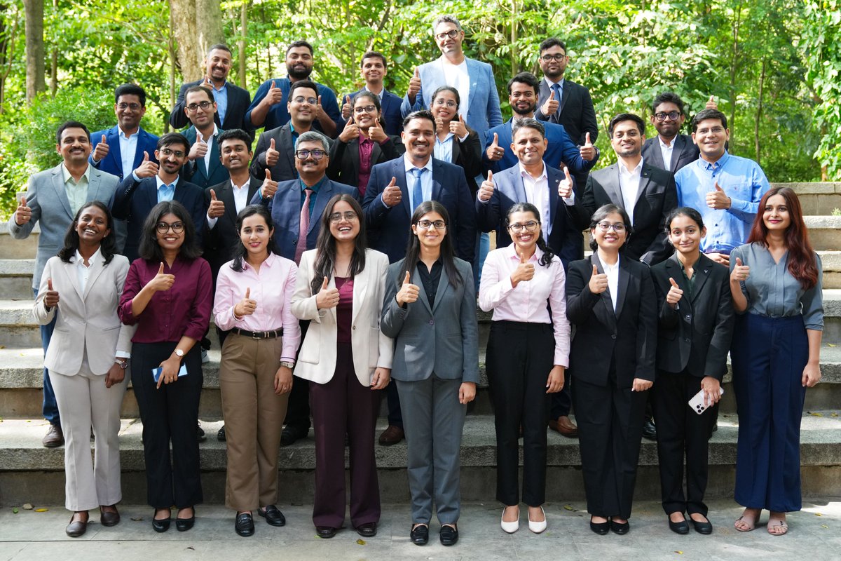 iimb_official's tweet photo. IIMB welcomed 29 PhD scholars and 9 N.S. Ramaswamy Pre-doctoral Fellows from across India.  Prof. Tarun Jain, Chairperson, PhD, introduced the incoming cohort, while Prof. Anil B. Suraj highlighted the growing impact of the #NSRPreDoc programme. 

More: https://t.co/W1R3BQk9HG https://t.co/KlrIHZrEZd