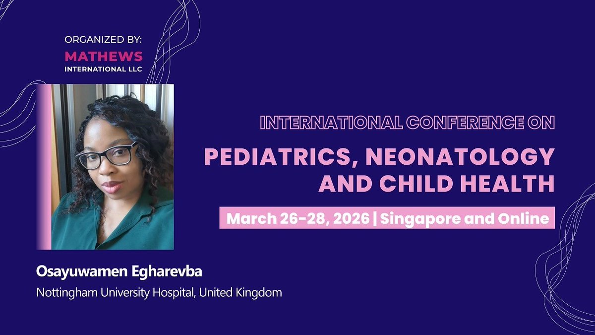 Pediatrics_IPN's tweet photo. 🎥 Watch Our IPN 2026: Presentation
  "Rising prevalence of Congenital Hyperinsulinism (CHI) in a neonatal unit: concern or coincidence?"
Osayuwamen Egharevba
Singapore &amp; Online
Watch:https://t.co/LXzlHmlIjt

Join IPN 2027
https://t.co/XstkjeMoWi https://t.co/Bi9surKmZr