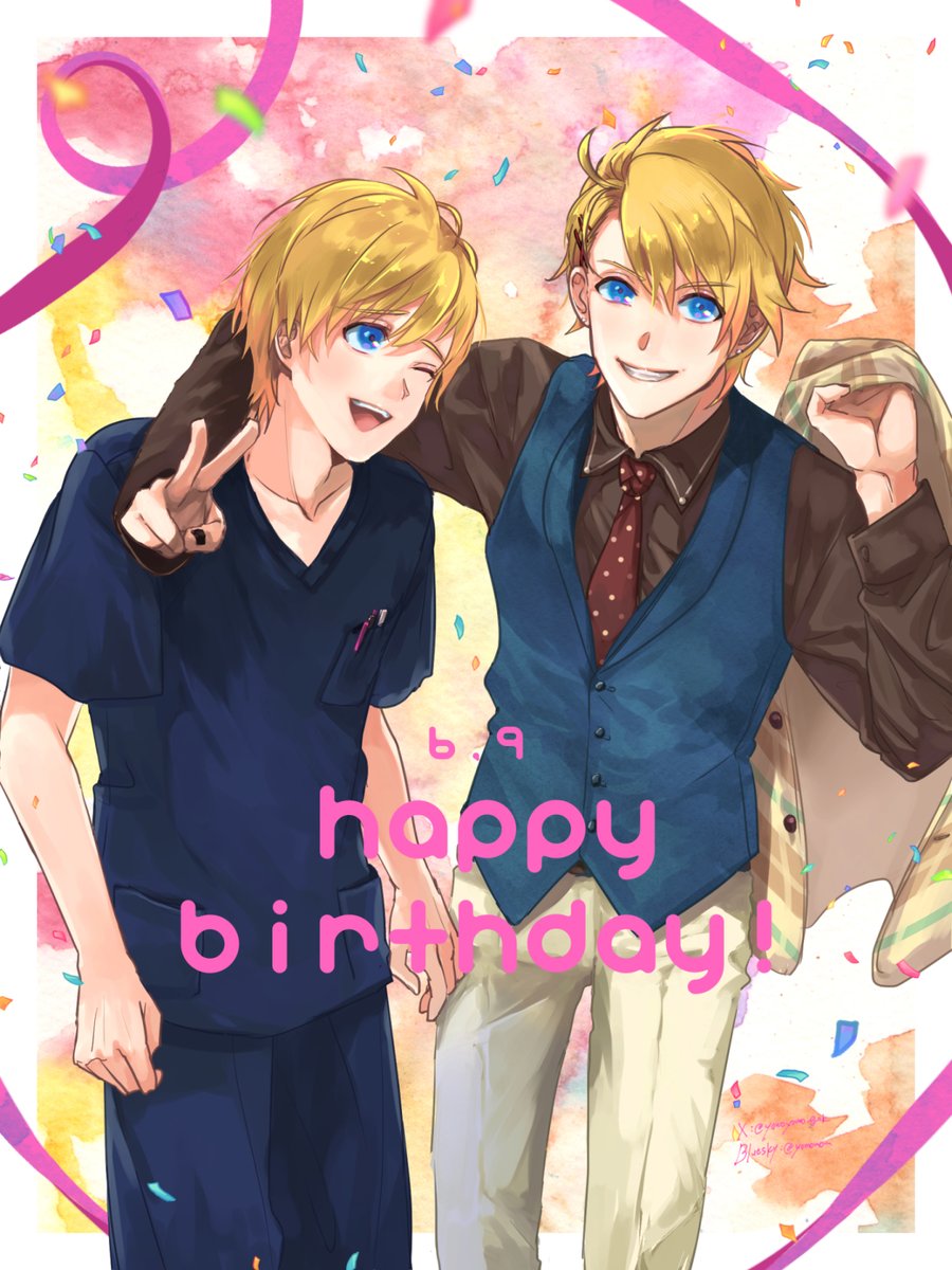 yonoyomo_gnk's tweet photo. 翔ちゃん薫くん
お誕生日おめでとう🌸㊗️
#utapri_syo_BD2026
#utapri_kaoru_BD2026 https://t.co/6cm0fmcdAk