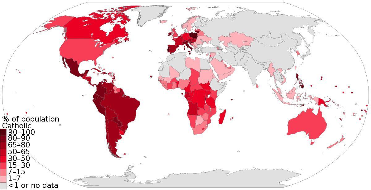 vintagemapstore's tweet photo. Map of Catholicism worldwide. https://t.co/cB0J9P1k3X