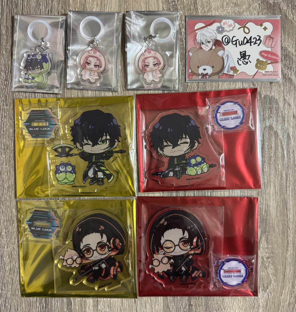 Gu0423's tweet photo. 【交換譲渡】ブルーロック× FavoteriA ファボテリア Virtual Battle

【譲】潔・玲王（御影）・凛・愛空・閃堂・雪宮

【求】定価+送料or画像3枚目の凪
郵送のみ

交換、譲渡に優劣なし

交換は複数提供可能有（3枚目参照）

譲渡のお支払い方法
PayPay（マネラ可）・ゆうちょ

宜しくお願い致します🙇‍♂️ https://t.co/fXg8dOJhBS