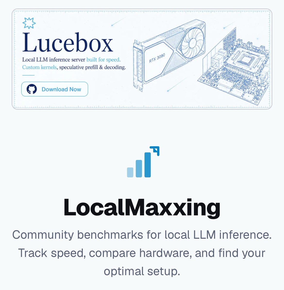 LottoLabs's tweet photo. Grateful and flattered to have @luceboxai as the first advertiser on https://t.co/2hx2V3euUv 

Such a good fit for the site and a cool project from @pupposandro and company. https://t.co/e2SuVjltp1