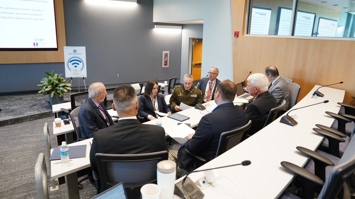 DefensePsych's tweet photo. The Sleep and Fatigue Management in the DoW Convening event successfully brought together 138 military stakeholders, researchers &amp; policymakers with a unified goal: bridging science + policy to optimize force readiness &amp; support service member well-being. https://t.co/cPCAwKgCHX https://t.co/9GzjtGpj3h