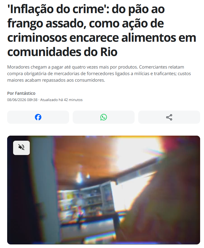 7aRepublica's tweet photo. Do último artigo que publicamos, em nosso espaço no Substack, sobre o tema:

"Em suma, estamos falando de uma considerável parcela da população brasileira para a qual a ideia de “soberania” e de “Estado de Direito”, invocado pelo atual governo e seus apoiadores após o anúncio por parte dos EUA de que PCC e CV seriam classificados como organizações terroristas, não passa de letra morta. Tratam-se de verdadeiros feudos do crime organizado, cujos senhores, em seus domínios, possuem leis, exércitos e taxas próprias, além de controlar o fornecimento de produtos e serviços básicos. Só não emitem - ainda - moeda própria."
