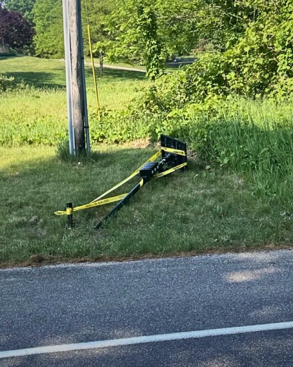 RealDrJaneRuby's tweet photo. TODAY: Flock Security camera downed in Plainfield Township, Michigan 

People have reportedly begun ripping down these cameras across the country due to privacy concerns over mass surveillance. 

Third party audits revealed that FLOCK data is shared with federal agencies including ICE.