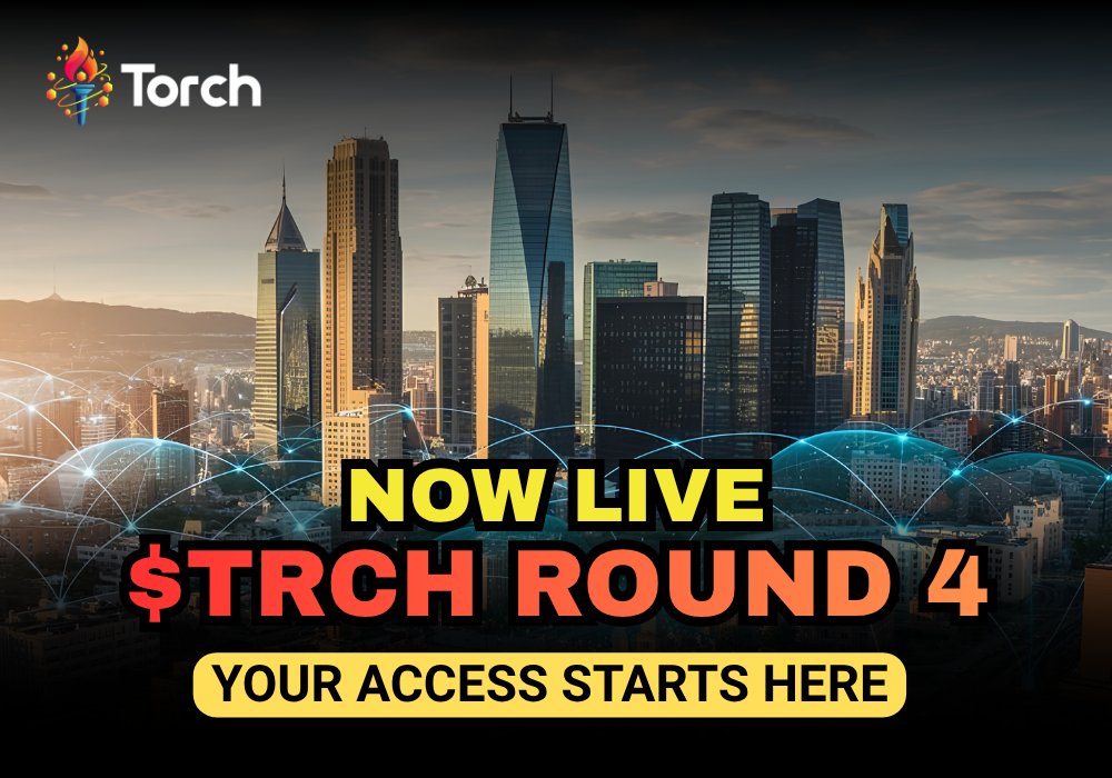Torchrwa's tweet photo. 🔥 $TRCH Round 4 is now live

The next stage of Torch RWA is open, bringing fresh opportunities for ecosystem participation and expanded utility.

Ready to be part of what’s building? 👇
🌐 https://t.co/OEuoLBKP0C

#TRCH #TorchRWA #RWA #Web3 https://t.co/GaBF9WBqdW