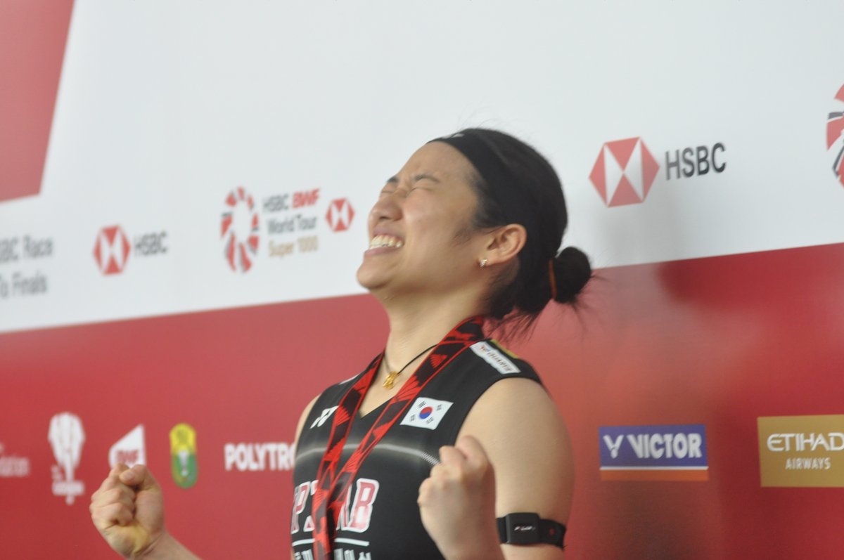 putrategar2709's tweet photo. An Se Young. After Final. Polytron Indonesia Open. 2026. https://t.co/ZDHwglaeRN