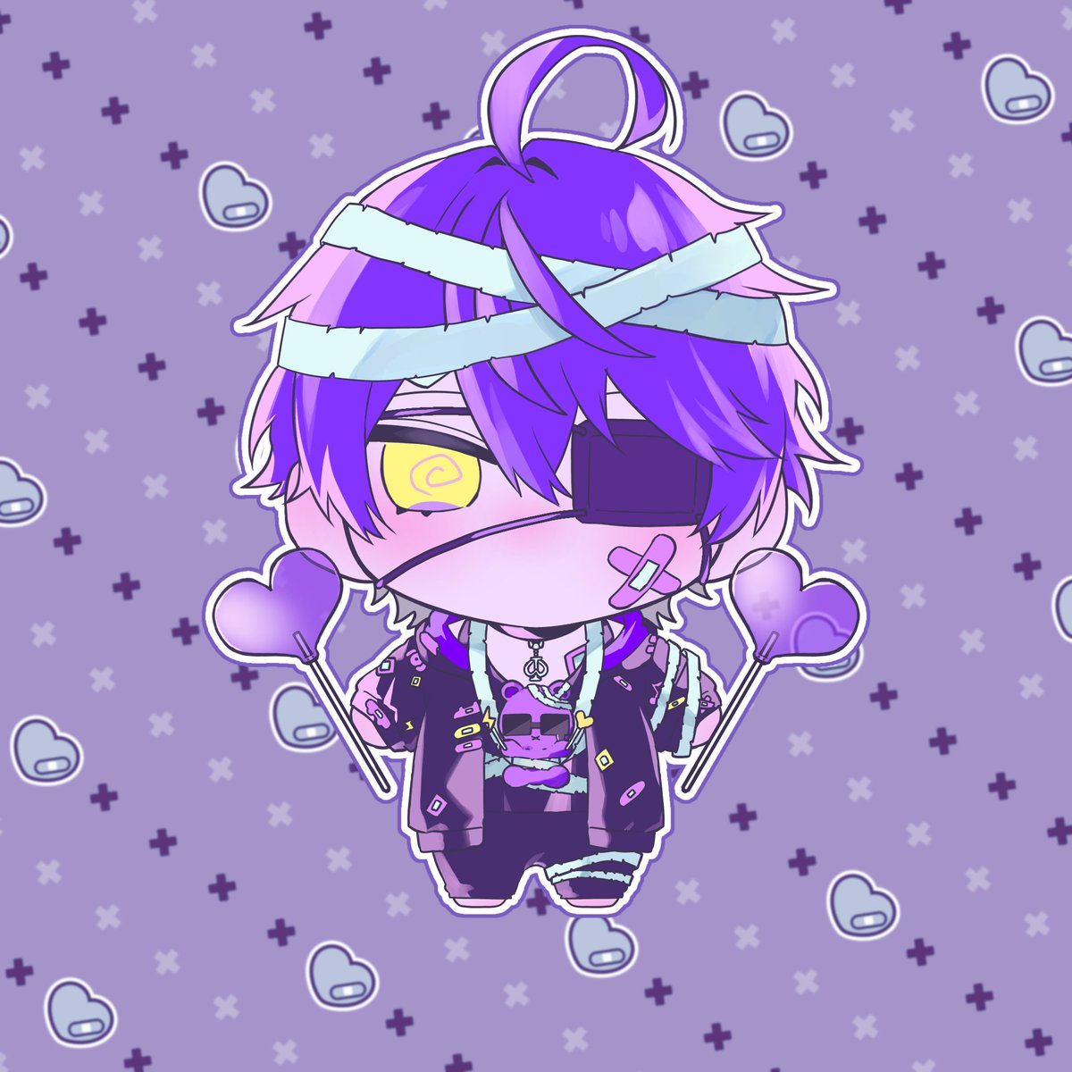 Reizo_5maRu's tweet photo. ぬい風🍭💜 https://t.co/rZIsjLRePa