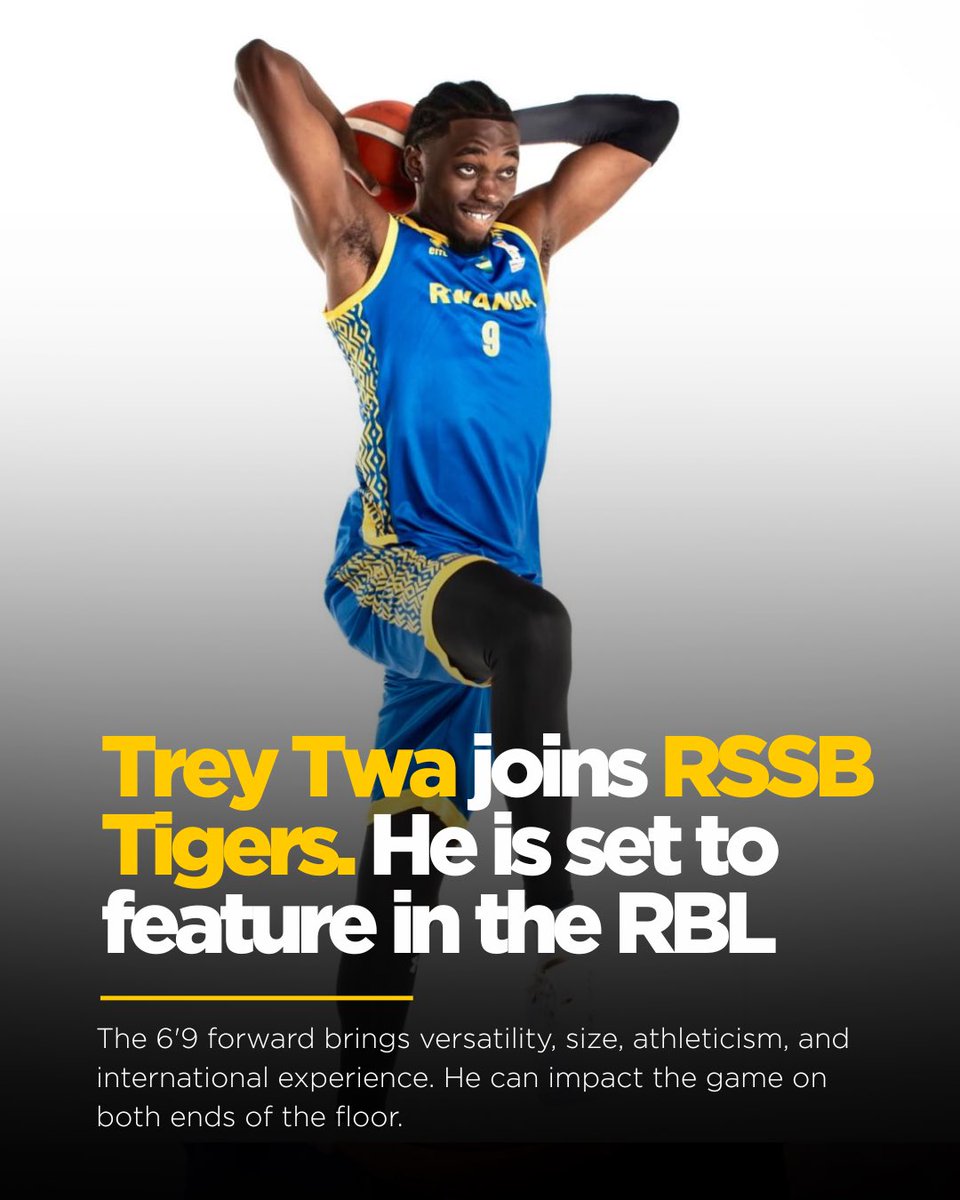 nkotanyidamas's tweet photo. Former APR forward Trey Twa has joined the RSSB Tigers. https://t.co/0fuVVb79Y5