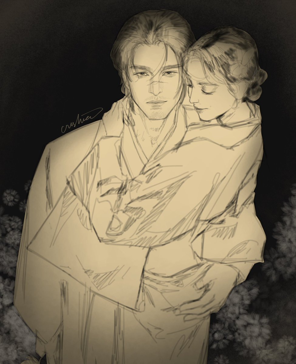 crishiaarts's tweet photo. #KaiYuri wip 🥀 https://t.co/rtOYwiYecP