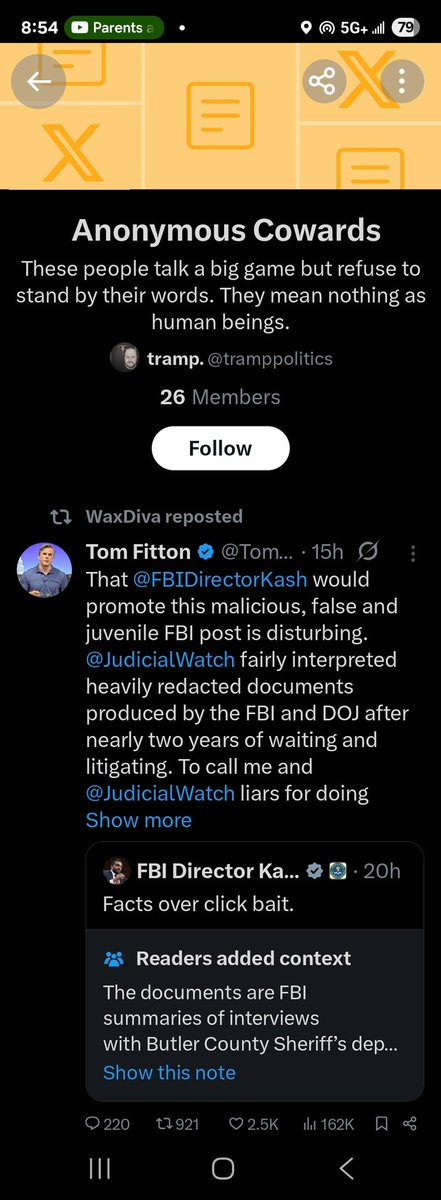 TheWatchingMous's tweet photo. @tramppolitics Mad little pussy, it wouldn't be YOU who showed up anyway. You'd just doxx me so somebody else can get tore off behind your beef.

Just like the last guy... https://t.co/KeMQWazZcU